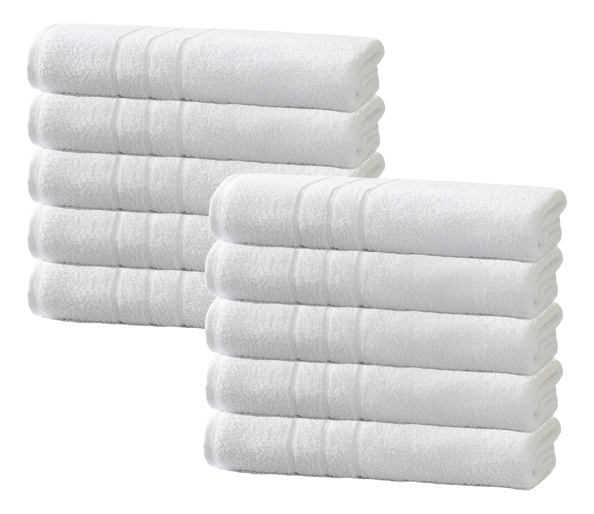 Kit 10 Toalhas De Banho Hotel Profissional Teka Roma 440g