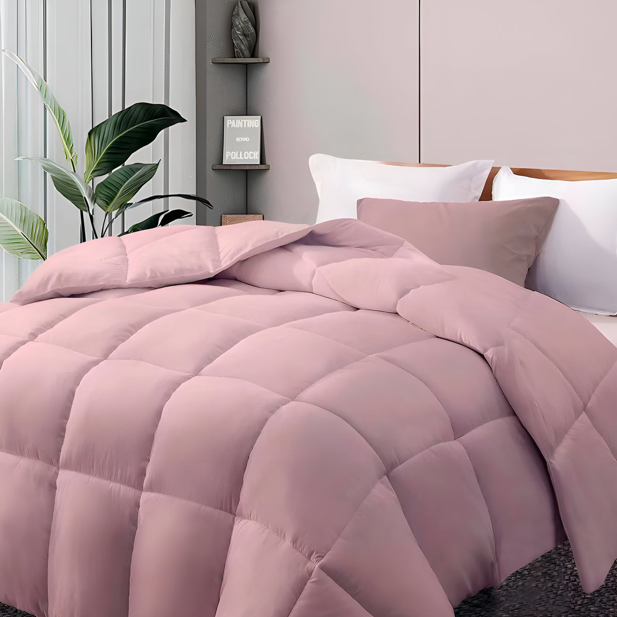 Edredom Ecopluma King Size 280 X 260 Rosé Camesa