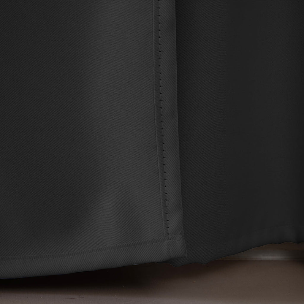 Cortina 3,00x2,80 Metros Blackout Blecaute Preto Corta Luz Em Tecido Grosso Para Quarto E Sala Casa Laura Enxovais