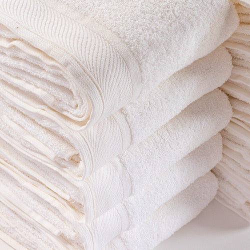 Kit 10 Toalhas Banhão Gramatura 500g/m² Hotel, Pousada