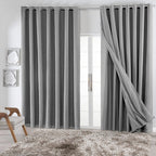 Cortina Gaze De Linho Com Forro Blackout 4m X 2,50 Casa